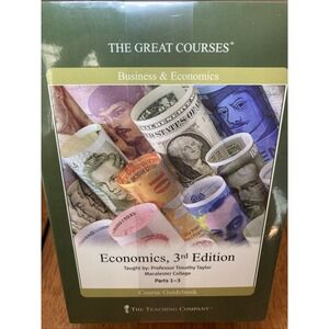 Great Courses Economics 3rd Edition Parts 1-3 6 DVDs w/ Guidebook (NEW/SEALED)